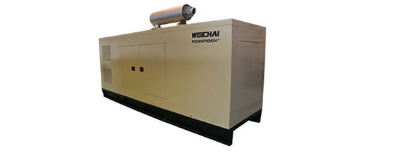 247.5KVA-495KVA Geräuscharmer Weichai-Generator setzt Hochgeschwindigkeit 1500r/Min.