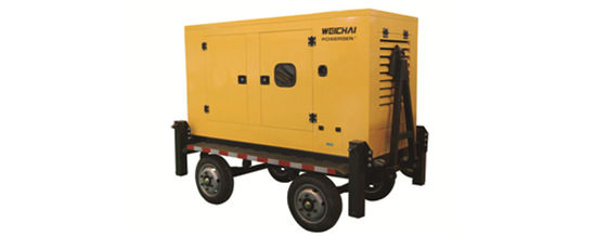55 KVA-687.5 KVA Mobilkraftwerk mit 4/6 Zylinder niedrigen Emissionen